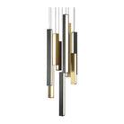 Modern Forms - Chaos LED Multi-Light Pendant, 9-Light - PD-64809R-BK/AB-BK - Canada Light Shop