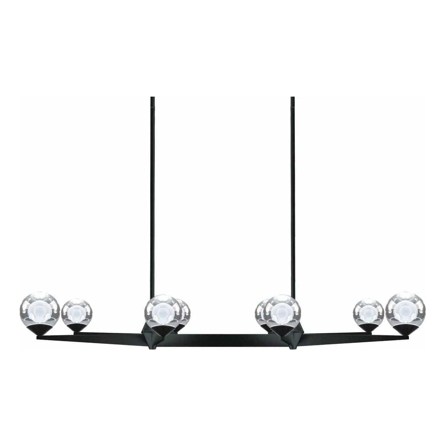 Modern Forms - Double Bubble LED Linear Pendant - PD-82044-BK - Canada Light Shop