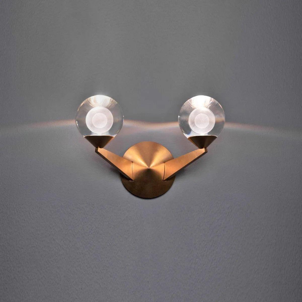 Modern Forms - Double Bubble LED Wall Sconce - WS-82015-AB - Canada Light Shop