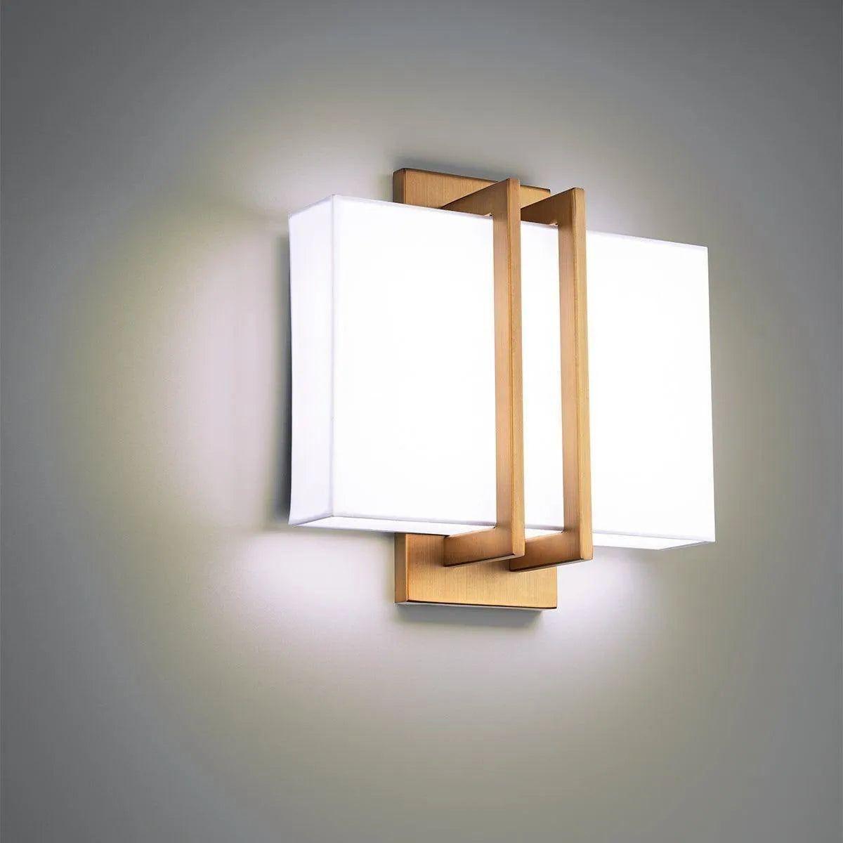 Modern Forms - Downton LED Wall Light - WS-26111-30-AB - Canada Light Shop