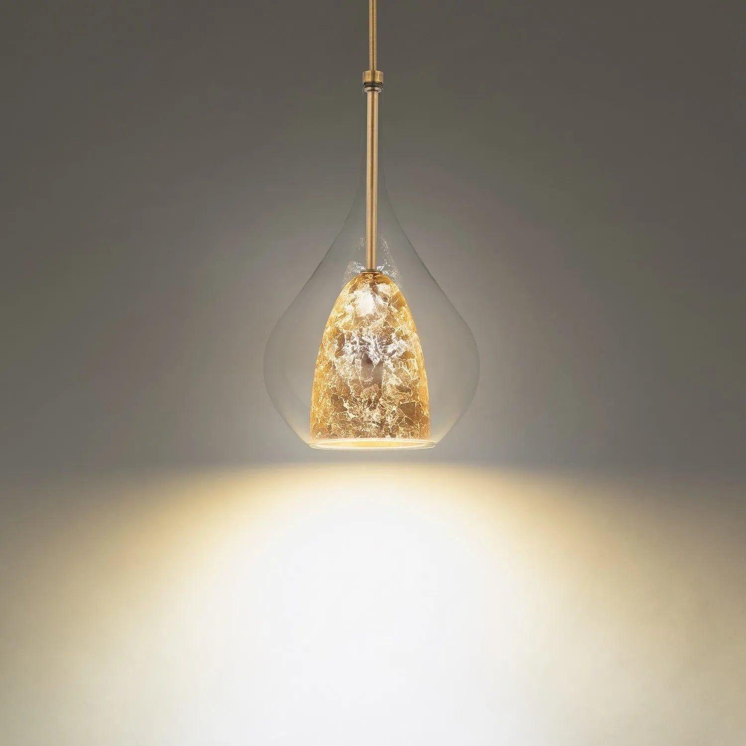 Modern Forms - Helios LED Mini Pendant - PD-74318-AB/GL - Canada Light Shop