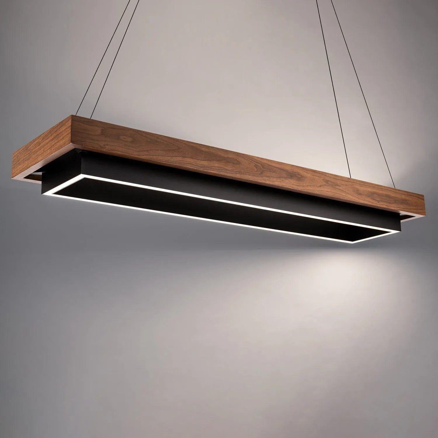Modern Forms - Hustler LED Linear Pendant - PD-70354-BK/DW - Canada Light Shop