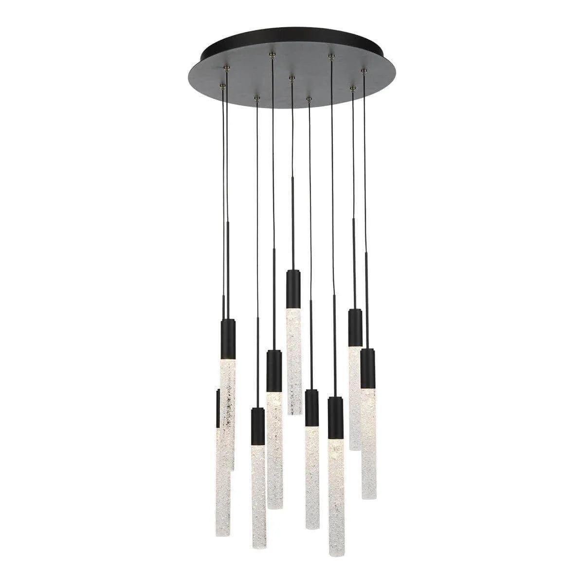 Modern Forms - Magic LED Multi-Light Pendant, 9-Light - PD-35609-BK - Canada Light Shop
