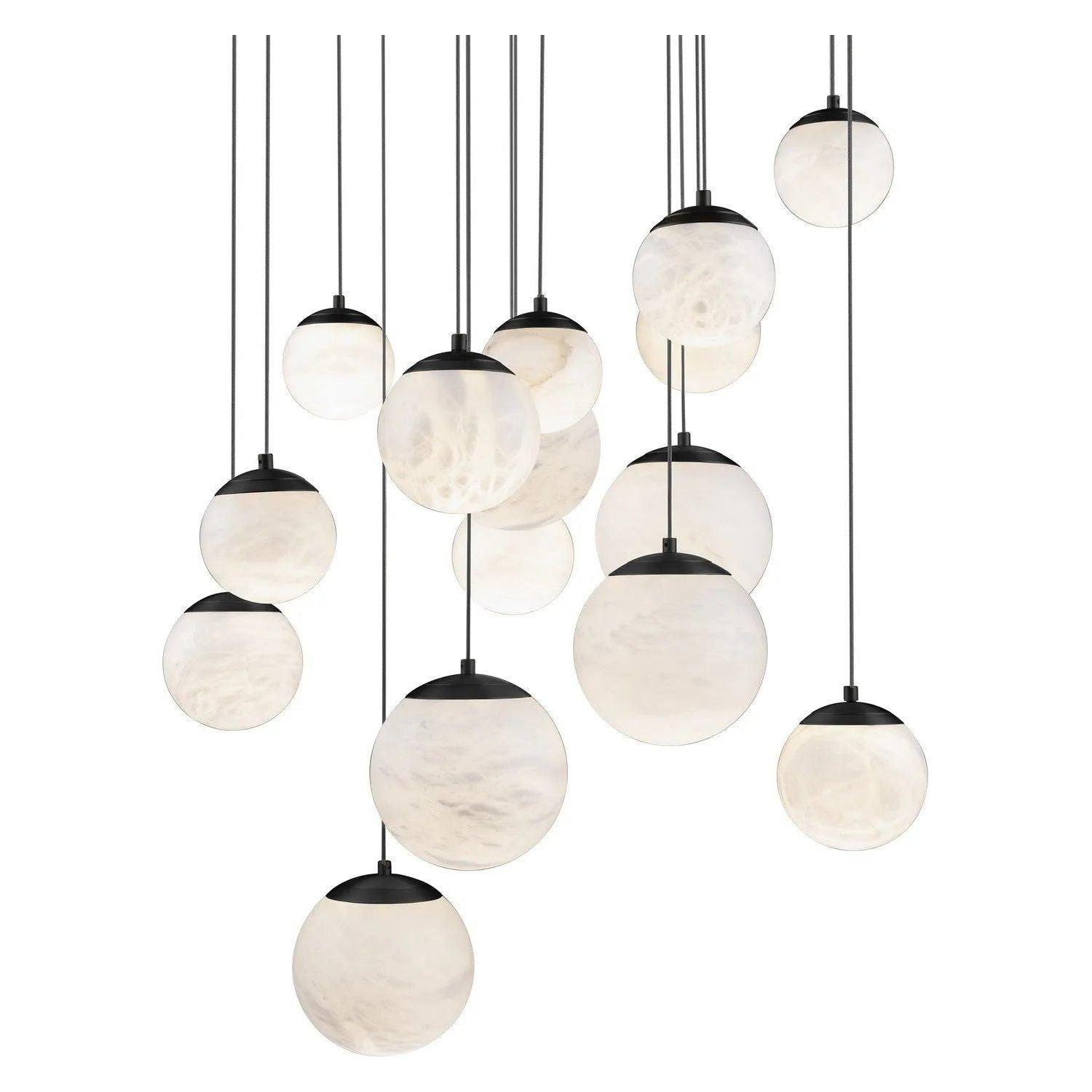 Modern Forms - Pisces LED Pendant - PD-34415R-BK - Canada Light Shop