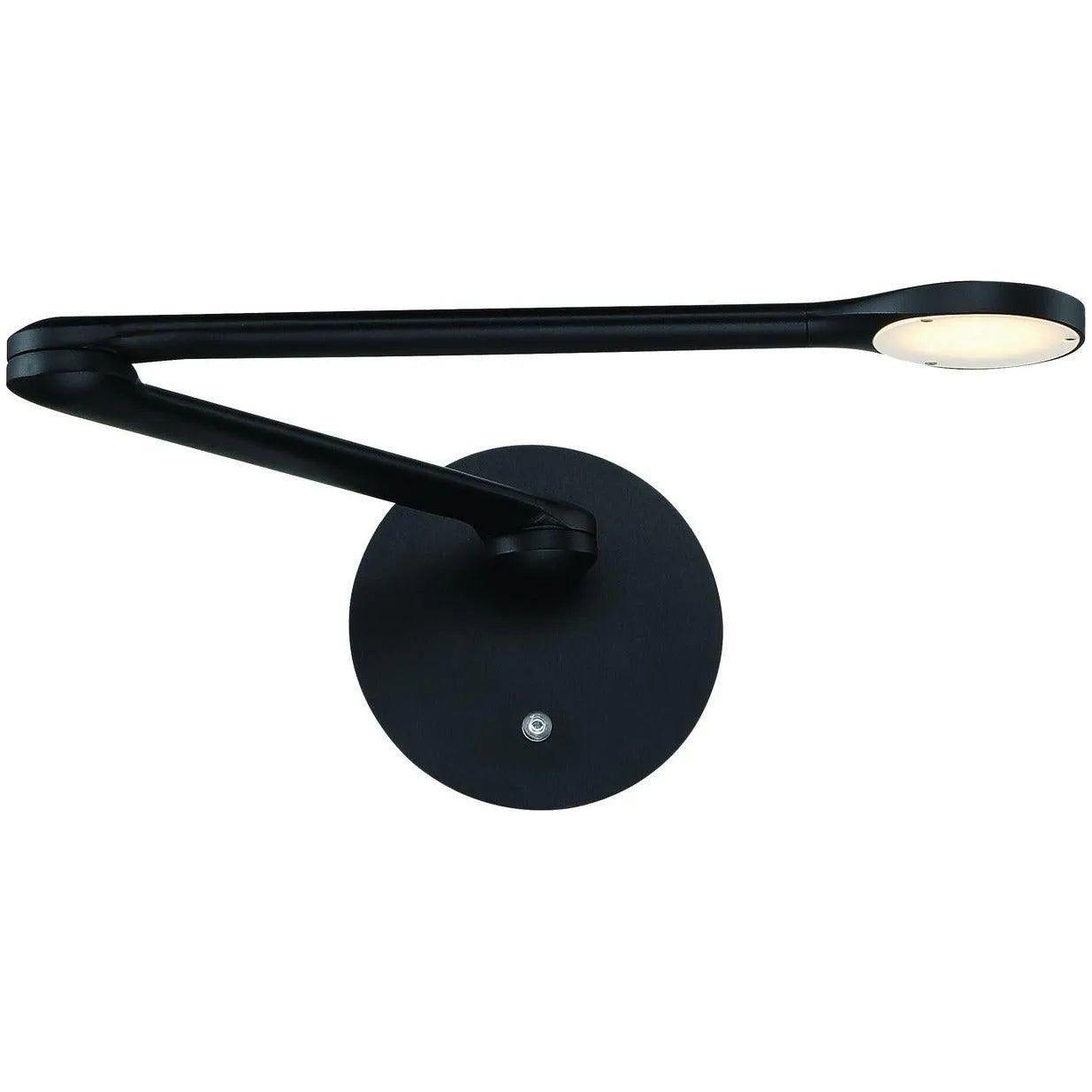 Modern Forms - Reflex LED Reading Light - BL-21924-BK - Canada Light Shop