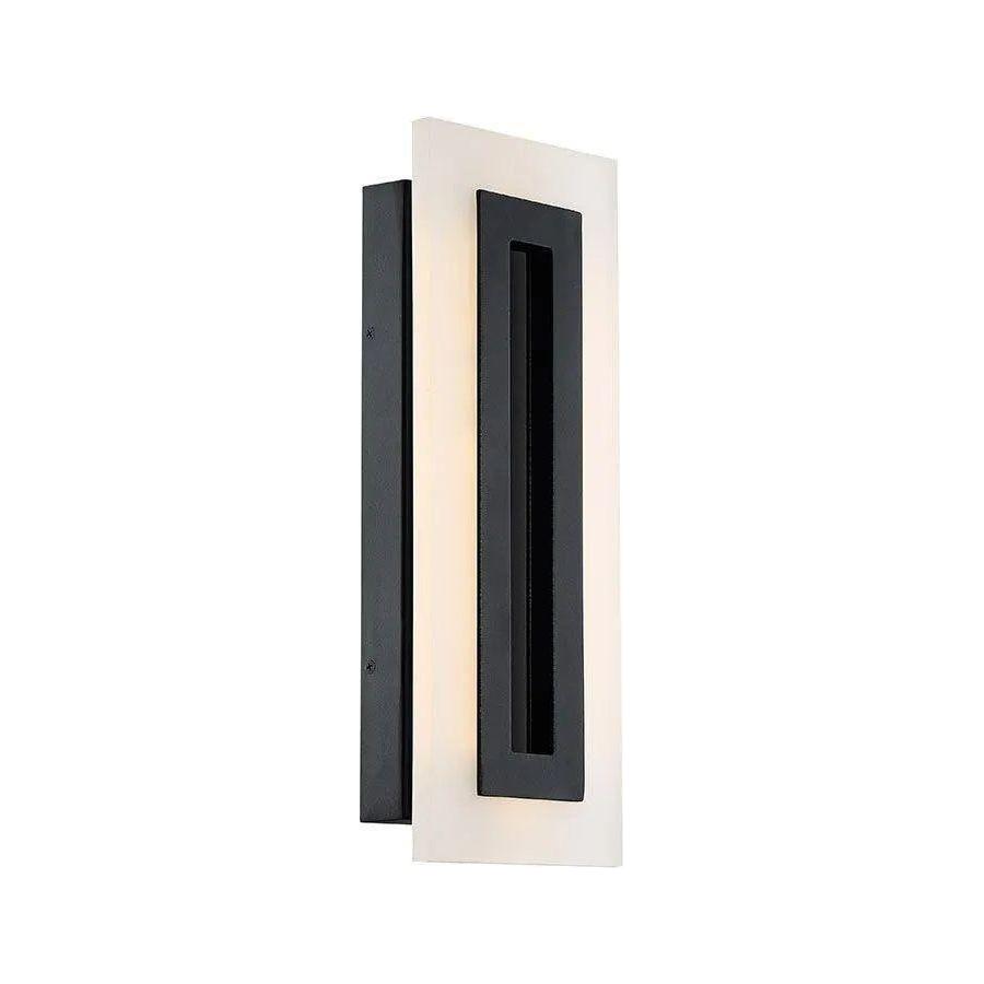 Modern Forms - Shadow LED Outdoor Wall Mount - WS-W46817-BK - Canada Light Shop