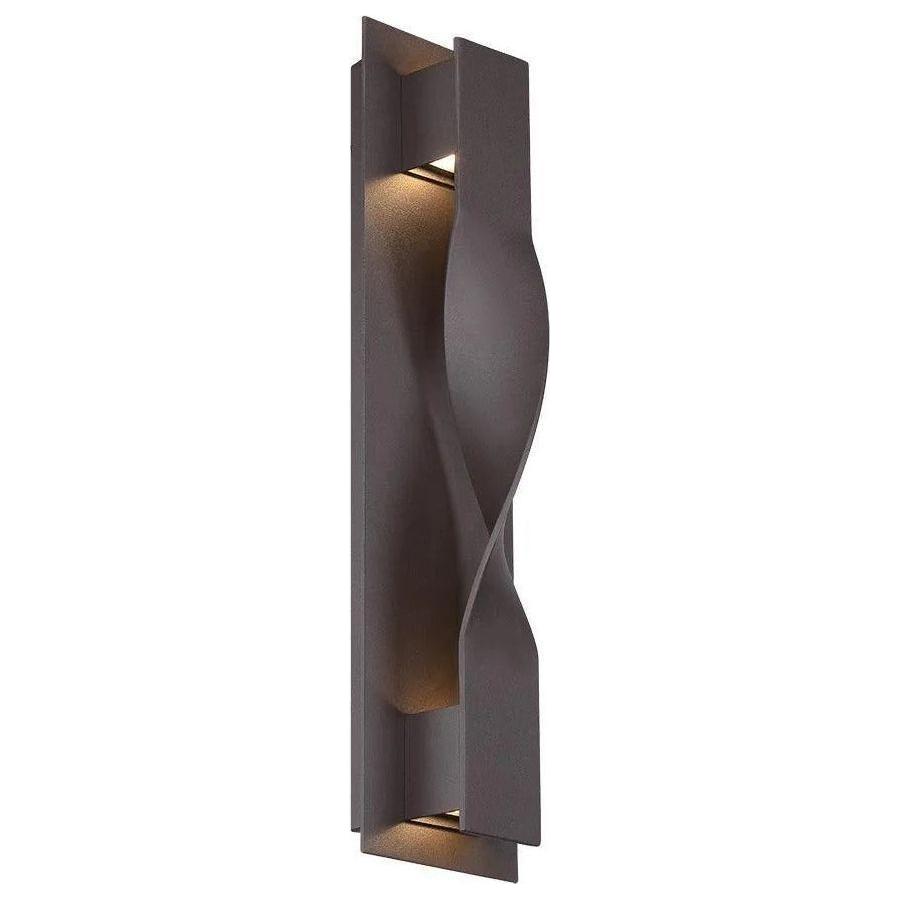 Modern Forms - Twist LED Outdoor Wall Mount - WS-W5620-BZ - Canada Light Shop