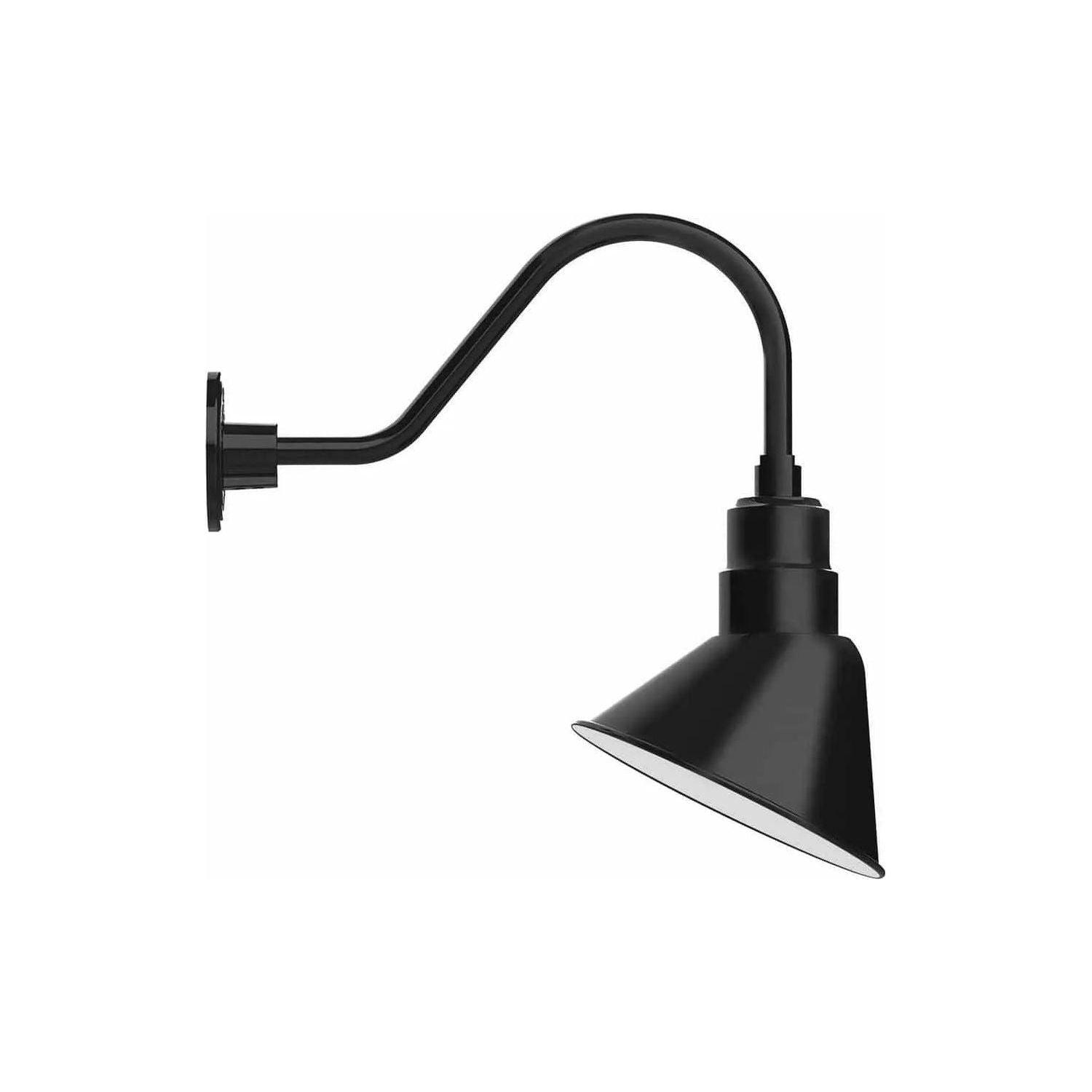 Montclair Light Works - Angle 10" Gooseneck Wall Light - GNA102-41 - Canada Light Shop