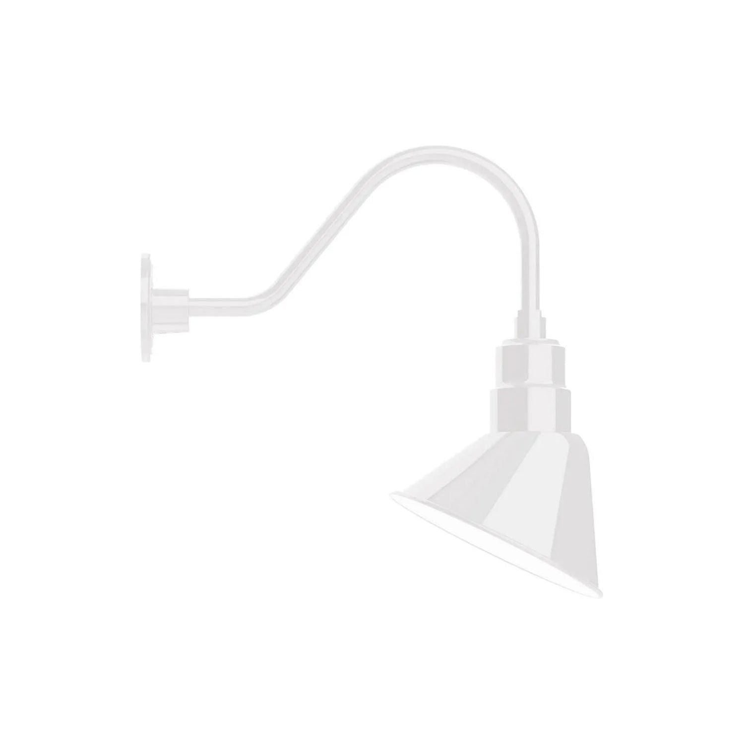 Montclair Light Works - Angle 10" Gooseneck Wall Light - GNA102-44 - Canada Light Shop