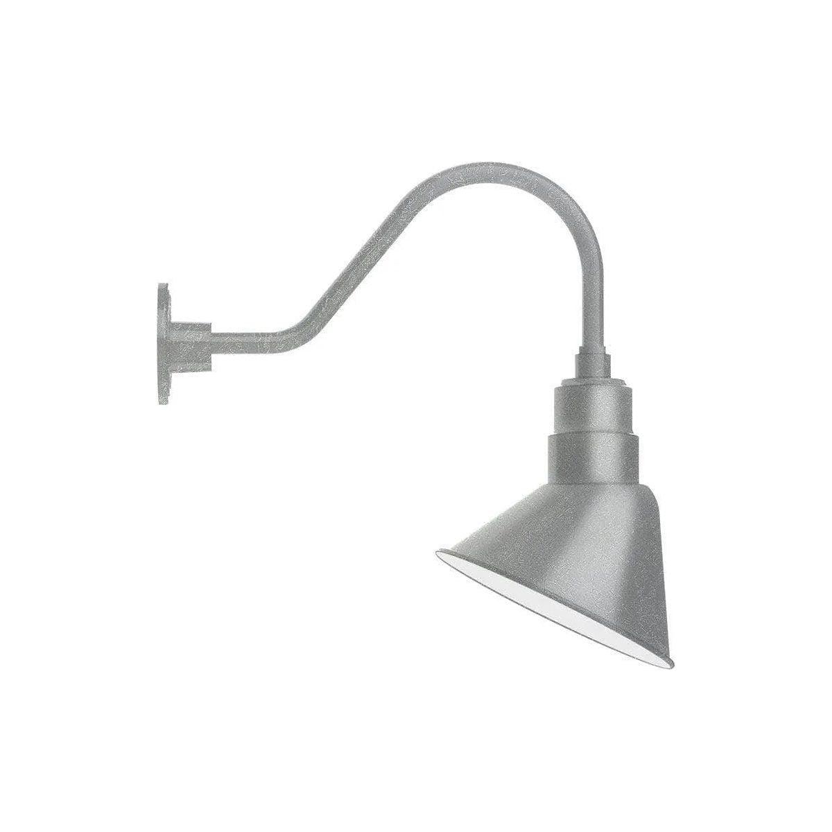 Montclair Light Works - Angle 10" Gooseneck Wall Light - GNA102-49 - Canada Light Shop