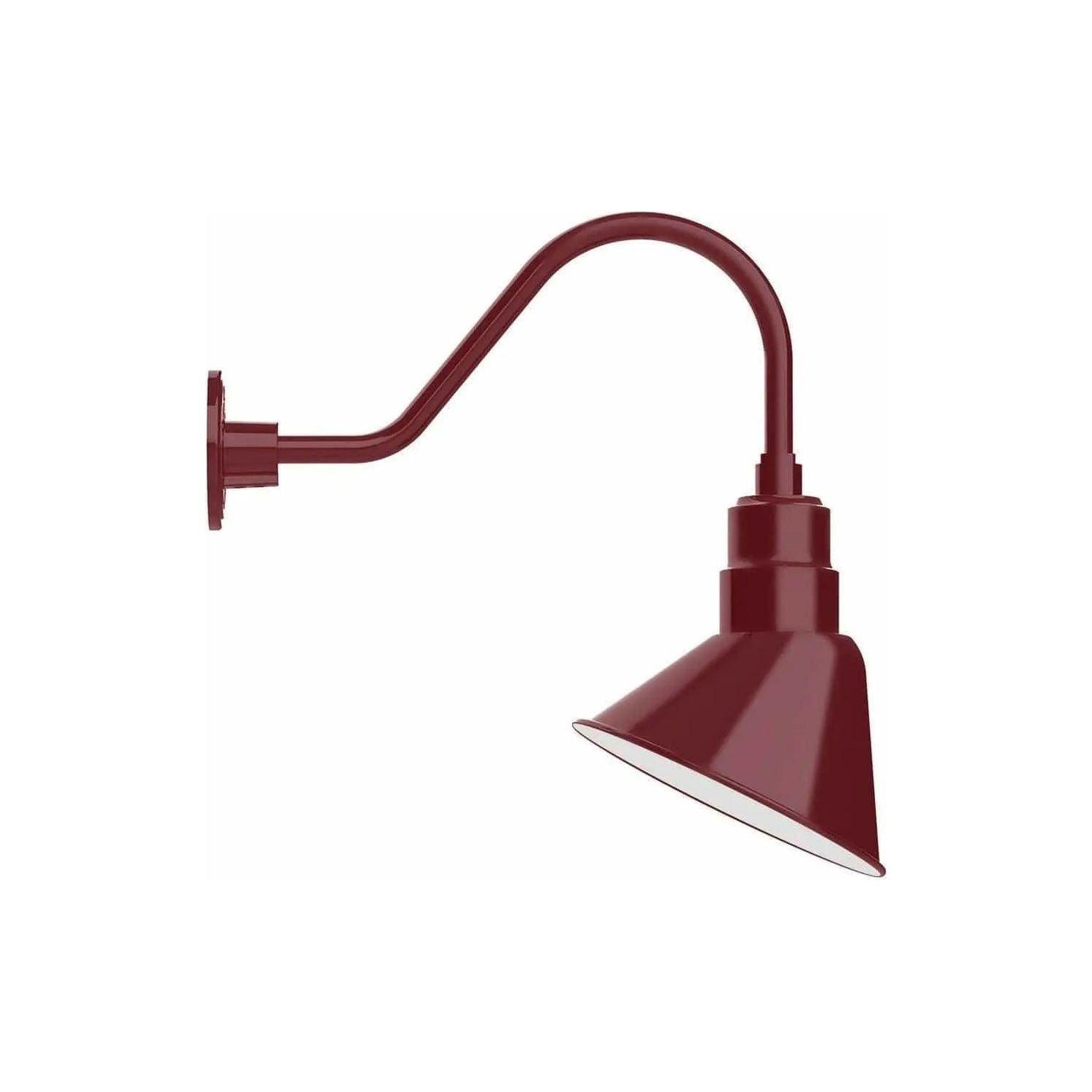 Montclair Light Works - Angle 10" Gooseneck Wall Light - GNA102-55 - Canada Light Shop