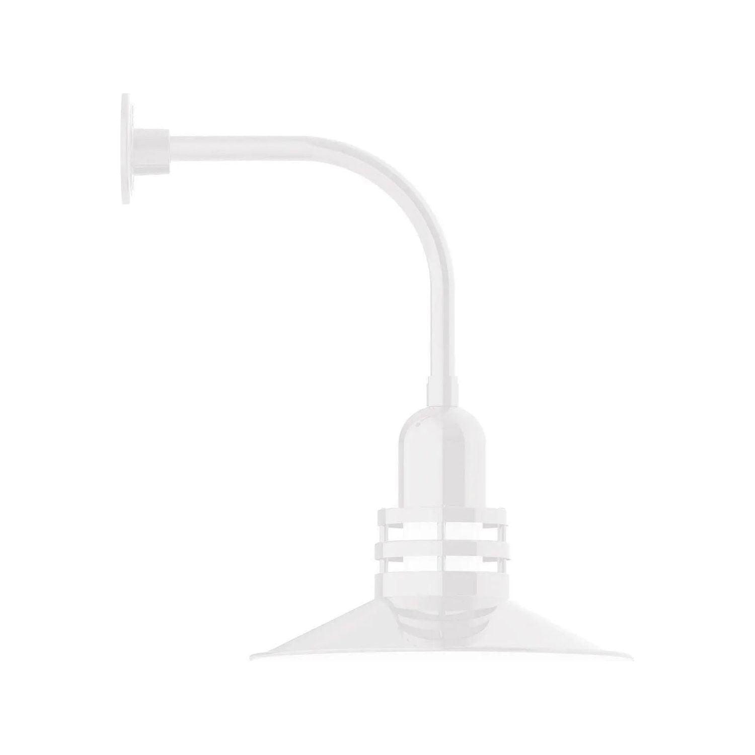 Montclair Light Works - Atomic 16" Curved Arm Wall Light - GNU149-44 - Canada Light Shop
