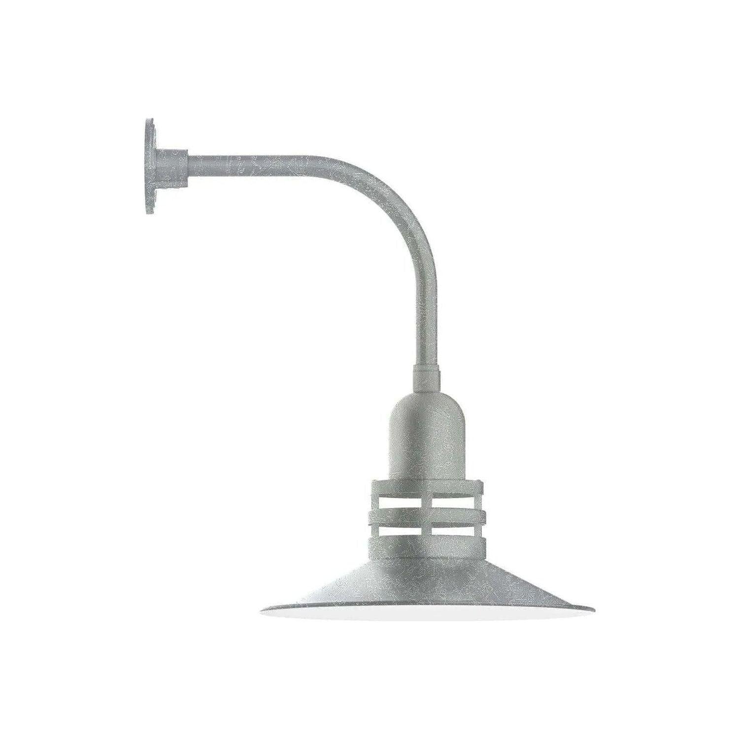 Montclair Light Works - Atomic 16" Curved Arm Wall Light - GNU149-49 - Canada Light Shop