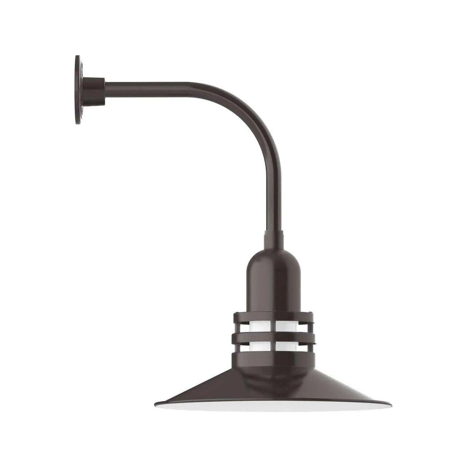 Montclair Light Works - Atomic 16" Curved Arm Wall Light - GNU149-51 - Canada Light Shop