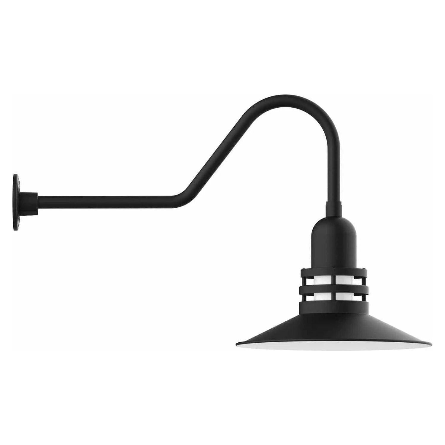Montclair Light Works - Atomic 16" Gooseneck Wall Light - GNC149-41 - Canada Light Shop