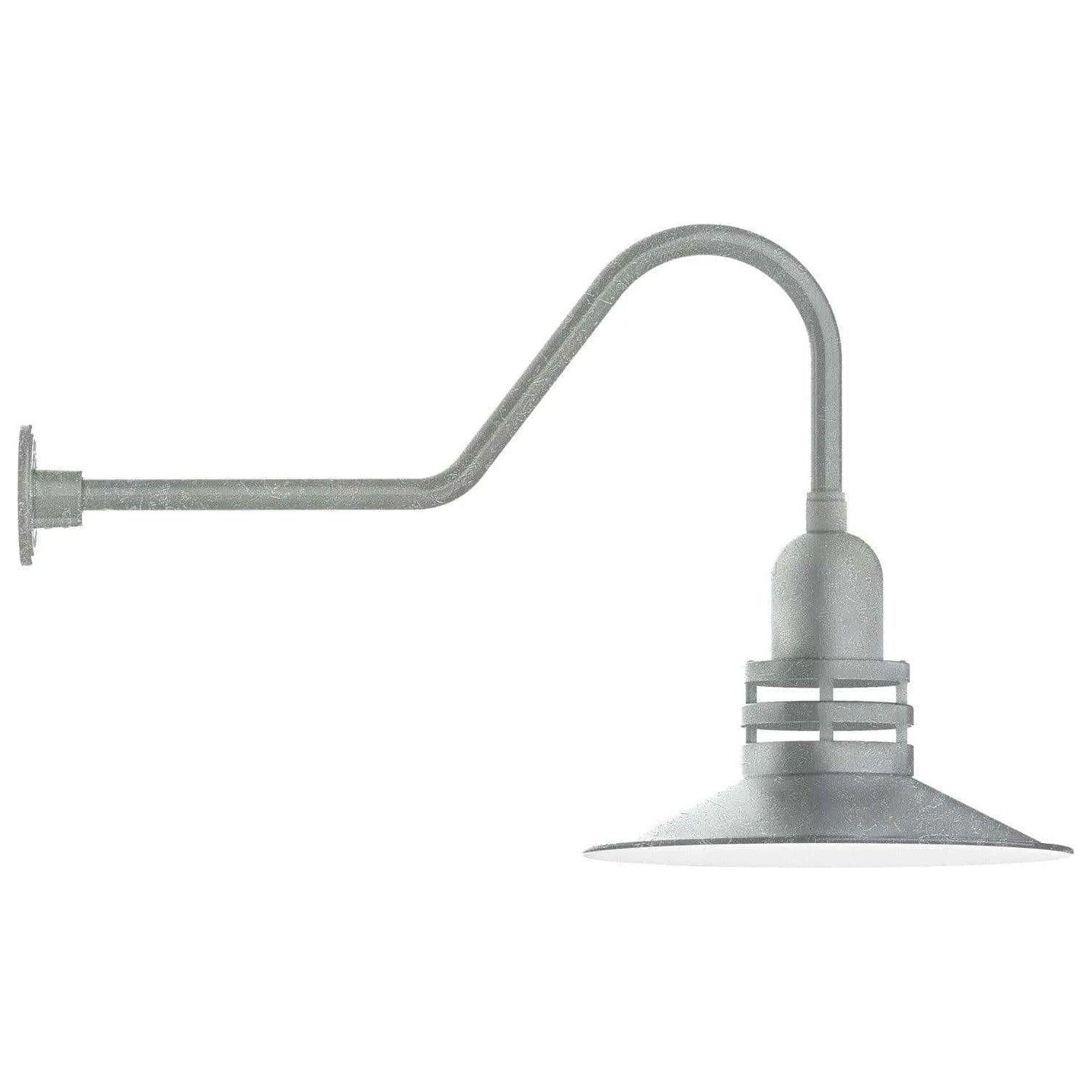 Montclair Light Works - Atomic 16" Gooseneck Wall Light - GNC149-49 - Canada Light Shop