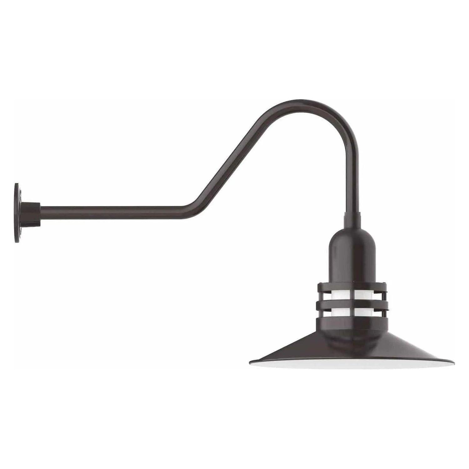 Montclair Light Works - Atomic 16" Gooseneck Wall Light - GNC149-51 - Canada Light Shop