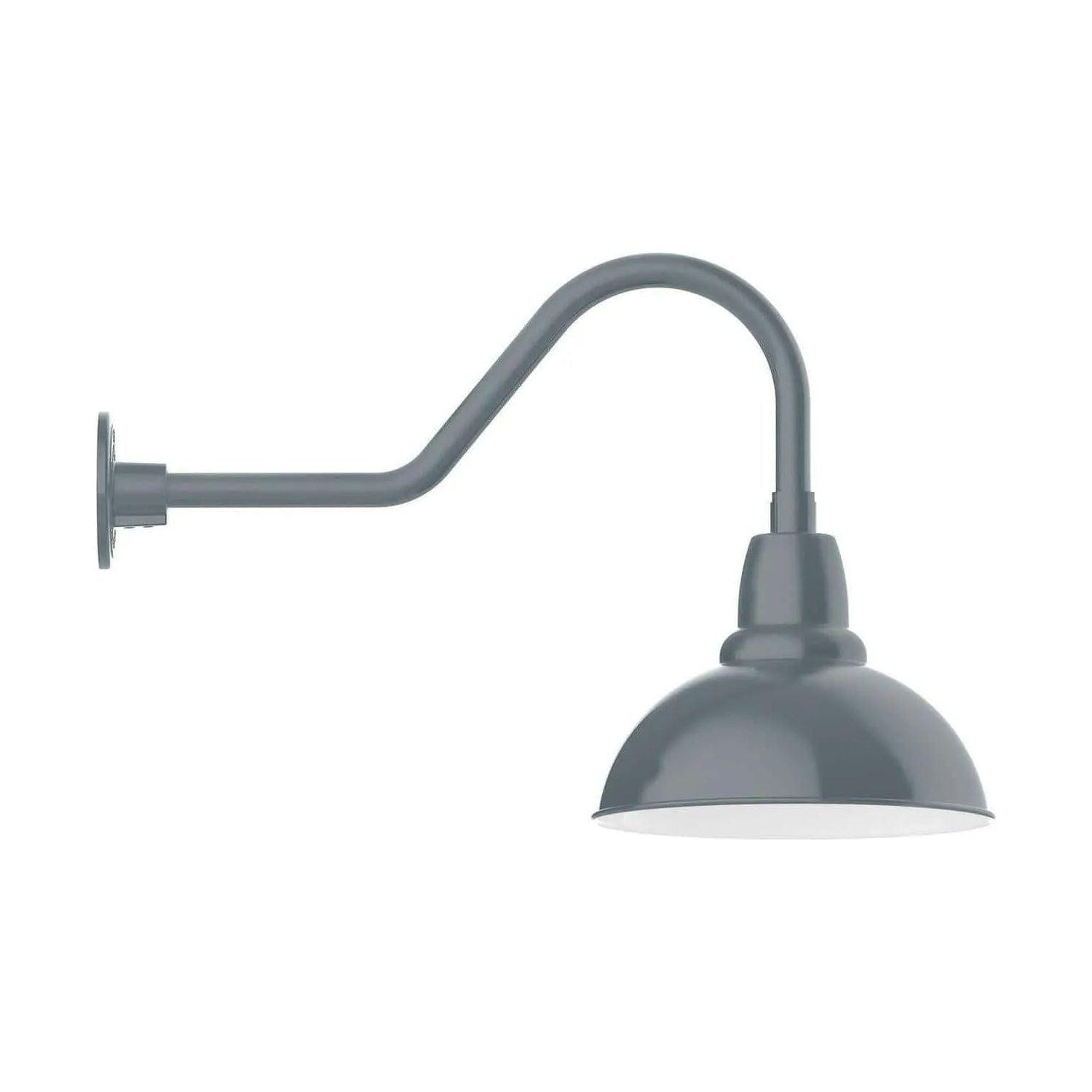 Montclair Light Works - Cafe 12" Gooseneck Wall Light - GNB106-40 - Canada Light Shop