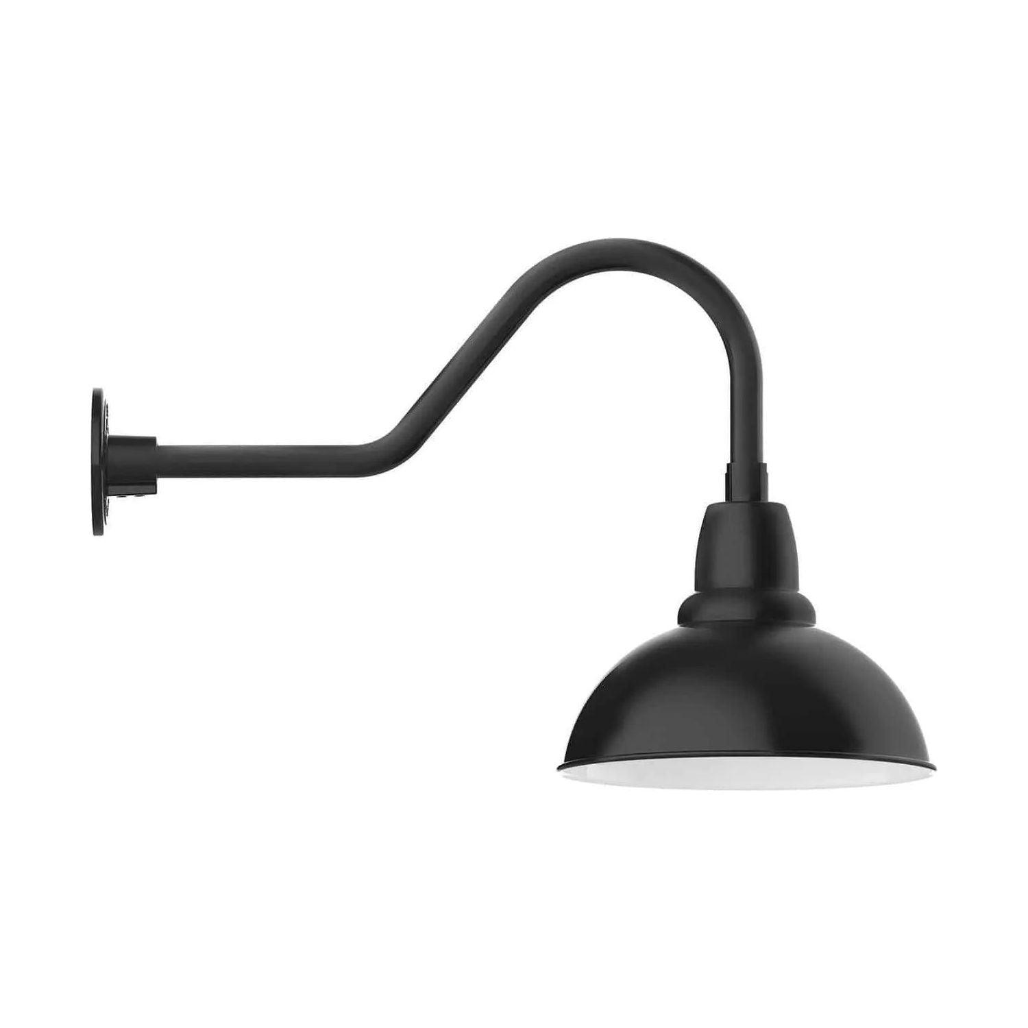 Montclair Light Works - Cafe 12" Gooseneck Wall Light - GNB106-41 - Canada Light Shop