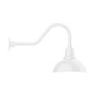 Montclair Light Works - Cafe 12" Gooseneck Wall Light - GNB106-44 - Canada Light Shop