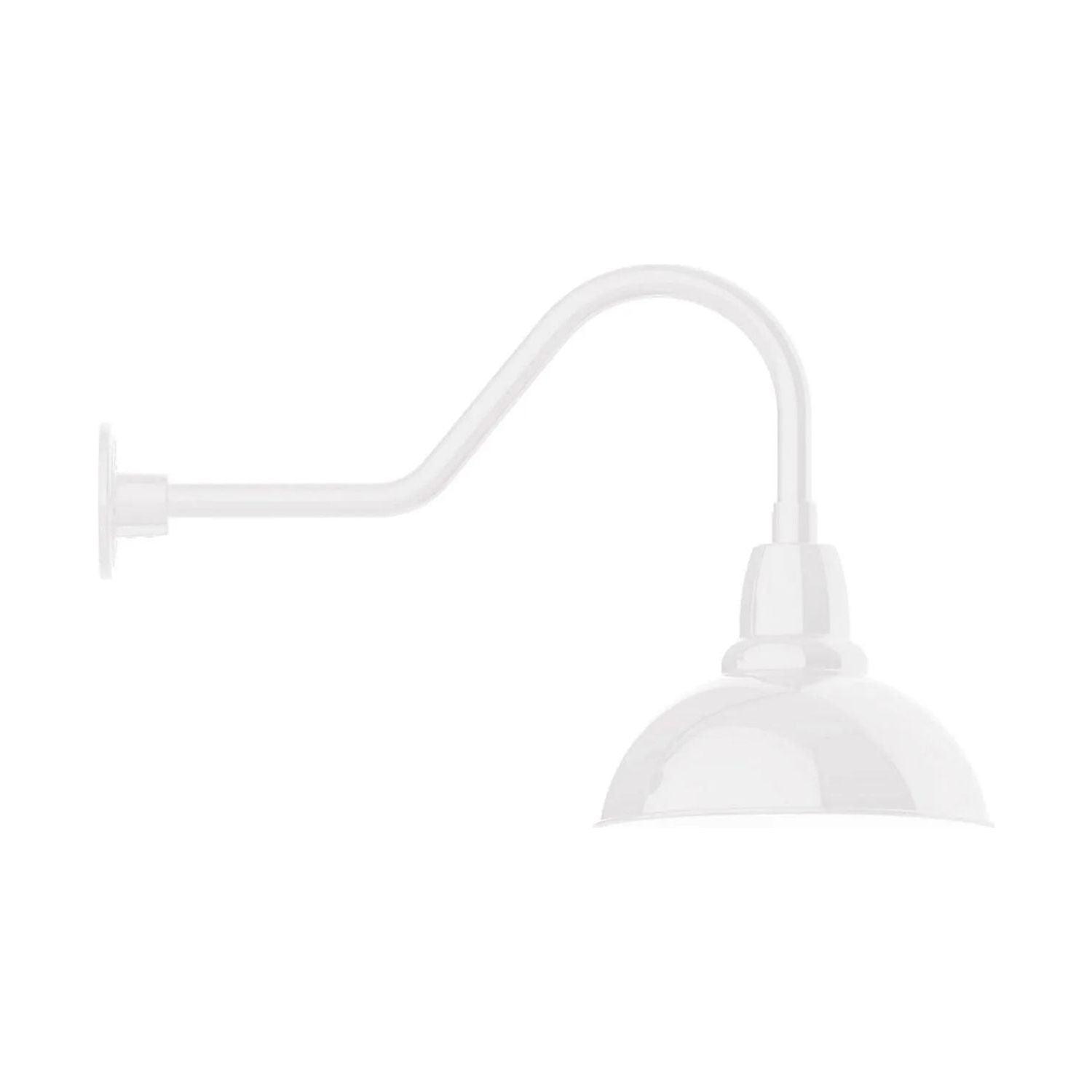 Montclair Light Works - Cafe 12" Gooseneck Wall Light - GNB106-44 - Canada Light Shop