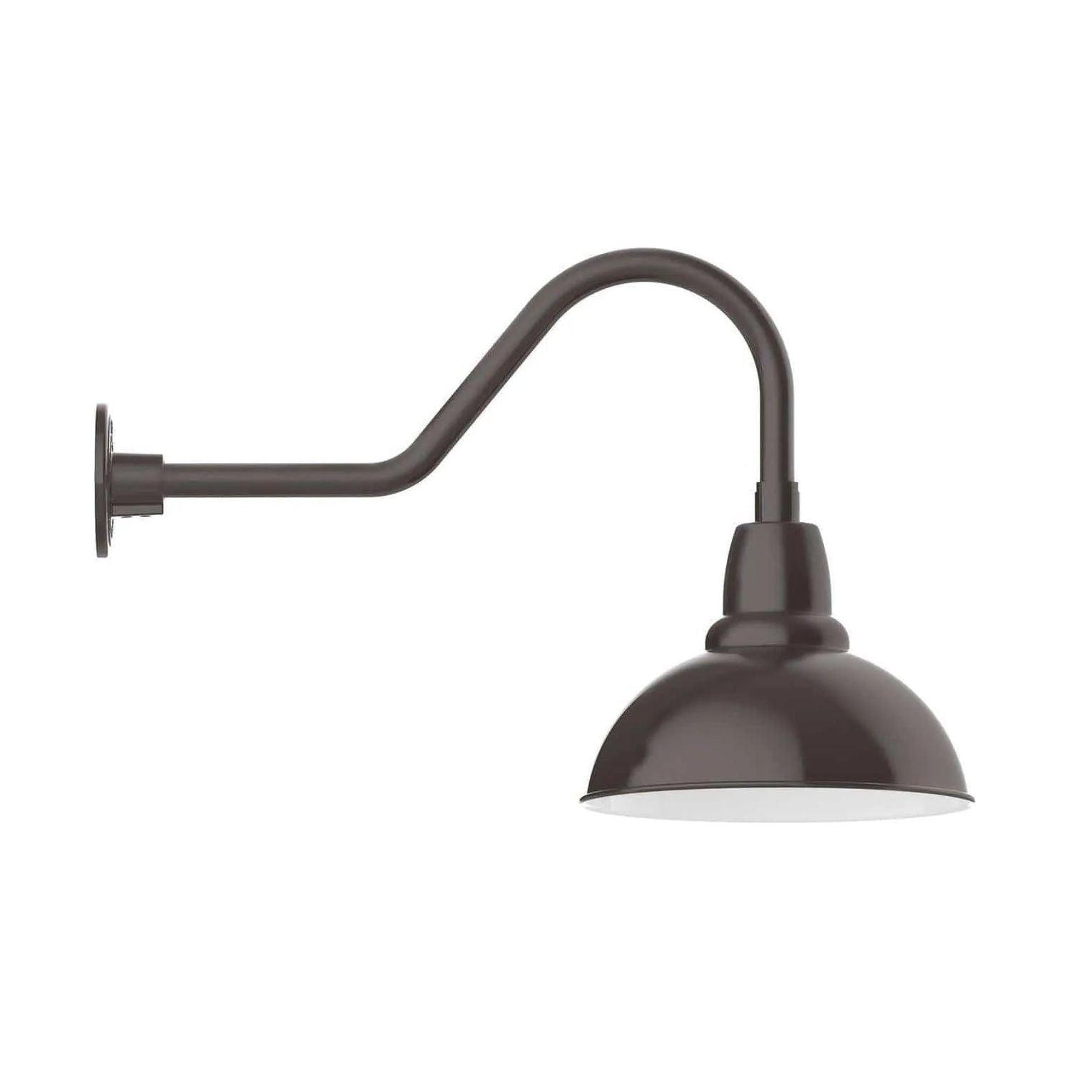 Montclair Light Works - Cafe 12" Gooseneck Wall Light - GNB106-51 - Canada Light Shop