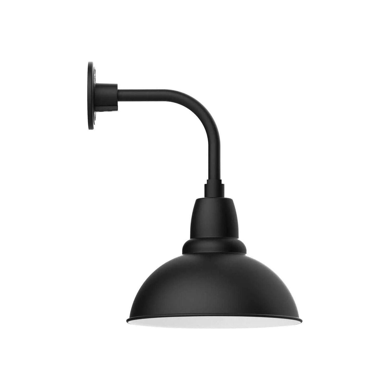 Montclair Light Works - Cafe 12 Inch Curved Arm Wall Light - GNT106-41 - Canada Light Shop