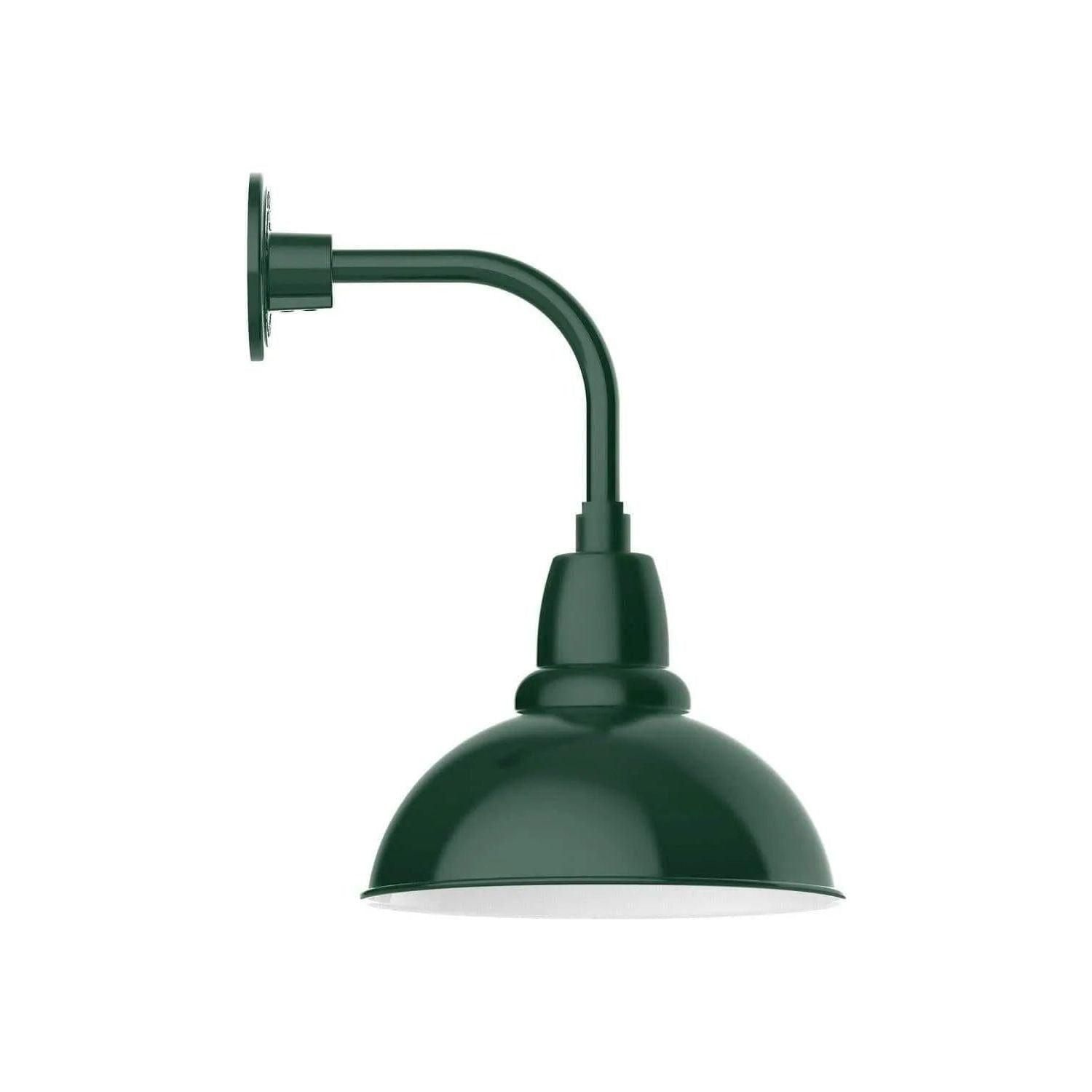 Montclair Light Works - Cafe 12 Inch Curved Arm Wall Light - GNT106-42 - Canada Light Shop