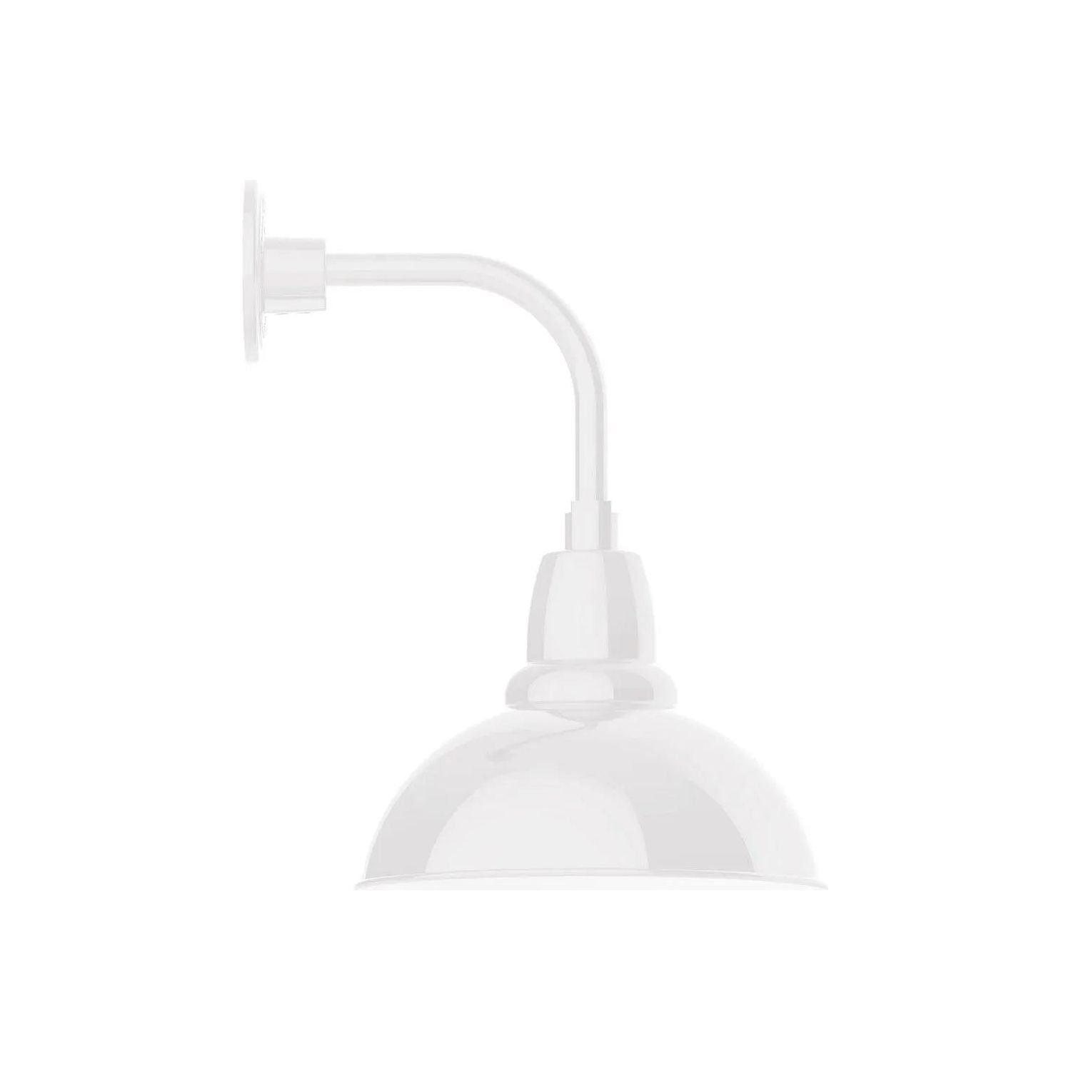 Montclair Light Works - Cafe 12 Inch Curved Arm Wall Light - GNT106-44 - Canada Light Shop