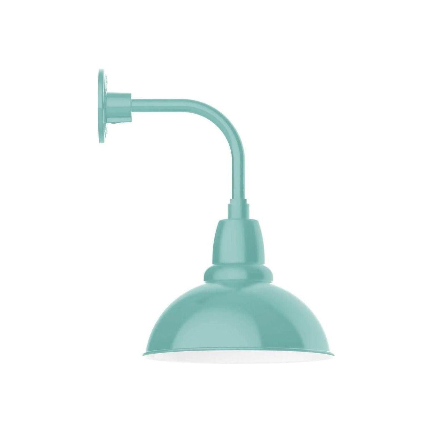 Montclair Light Works - Cafe 12 Inch Curved Arm Wall Light - GNT106-48 - Canada Light Shop