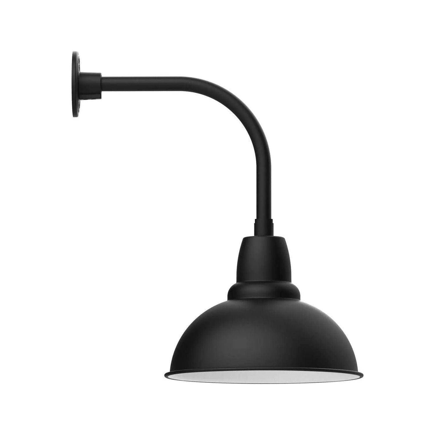 Montclair Light Works - Cafe 14" Curved Arm Wall Light - GNU107-41 - Canada Light Shop