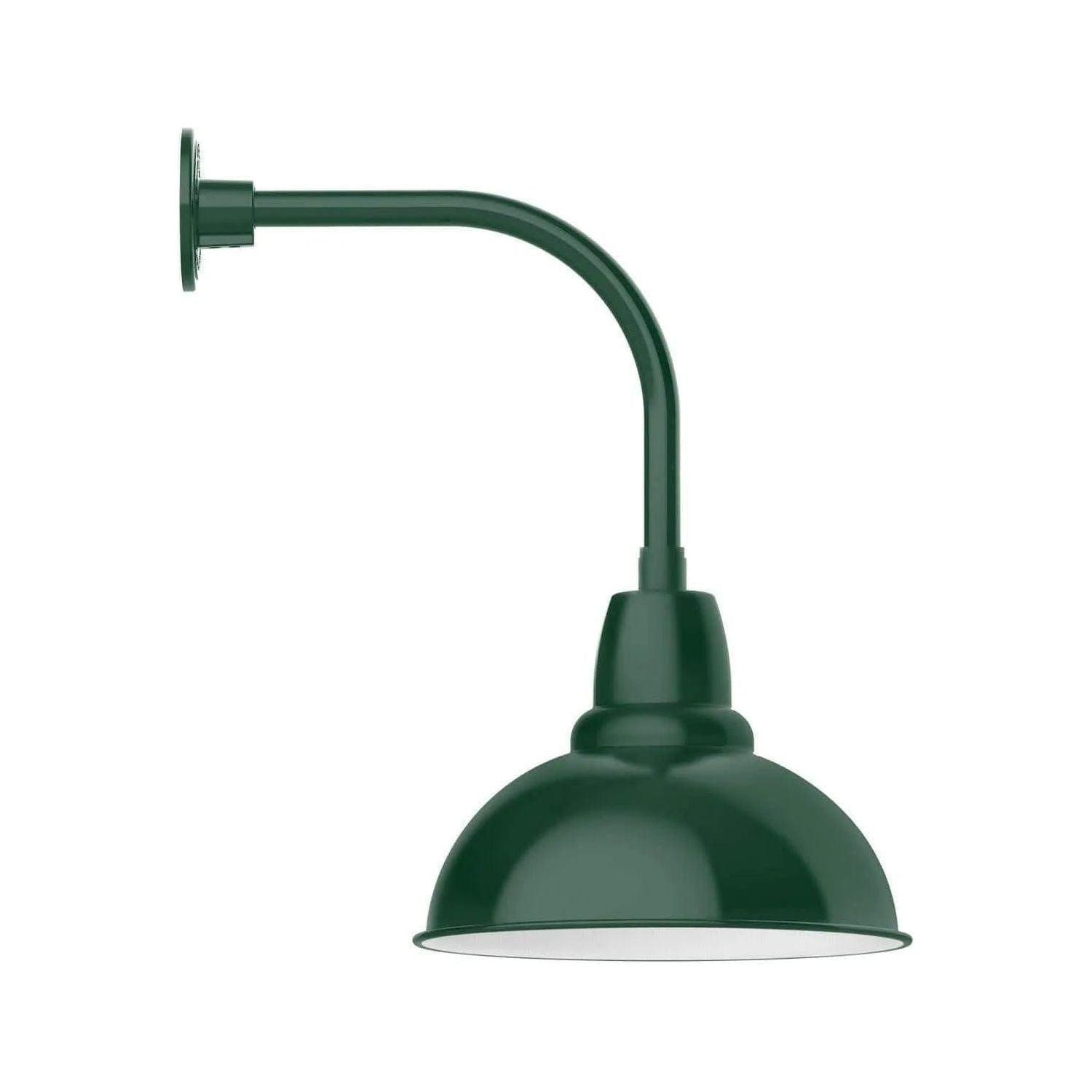 Montclair Light Works - Cafe 14" Curved Arm Wall Light - GNU107-42 - Canada Light Shop