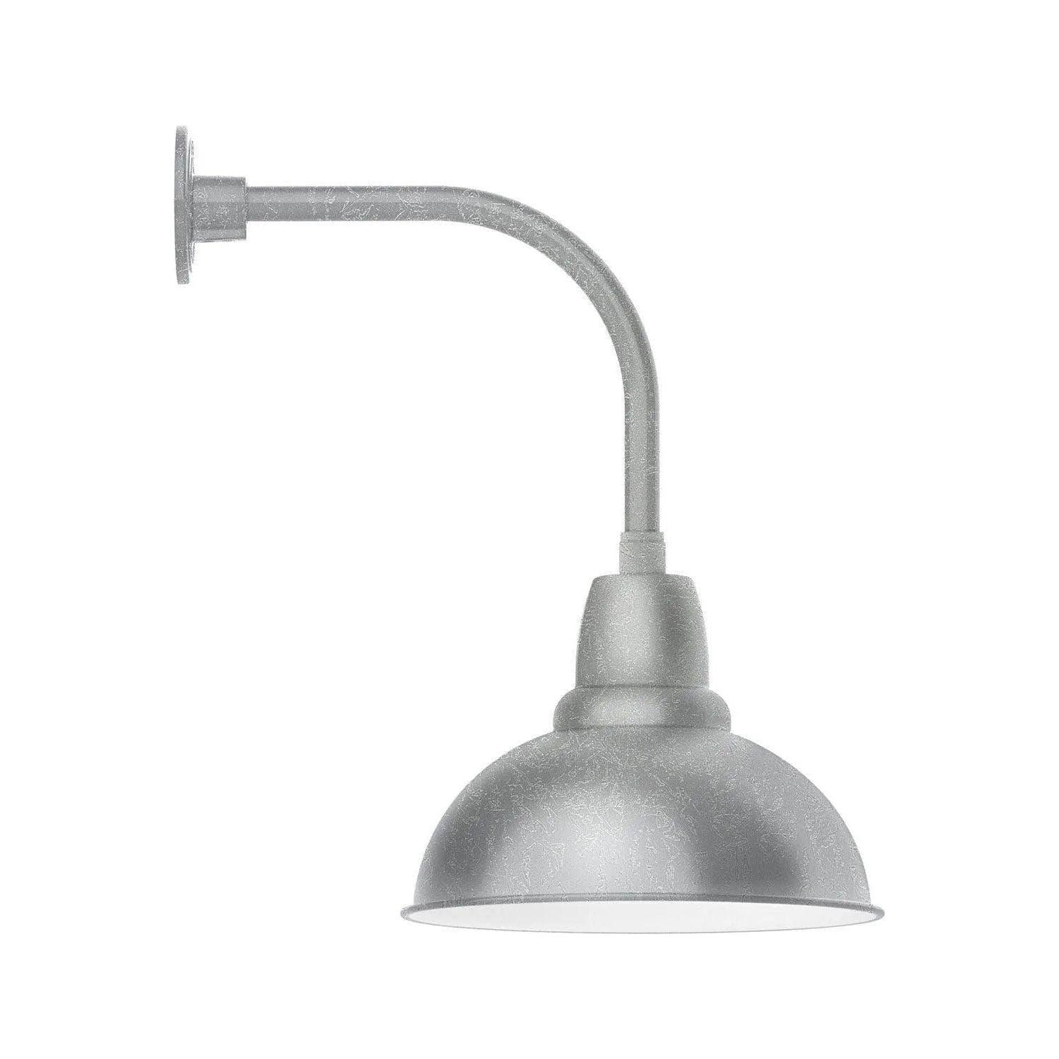 Montclair Light Works - Cafe 14" Curved Arm Wall Light - GNU107-49 - Canada Light Shop