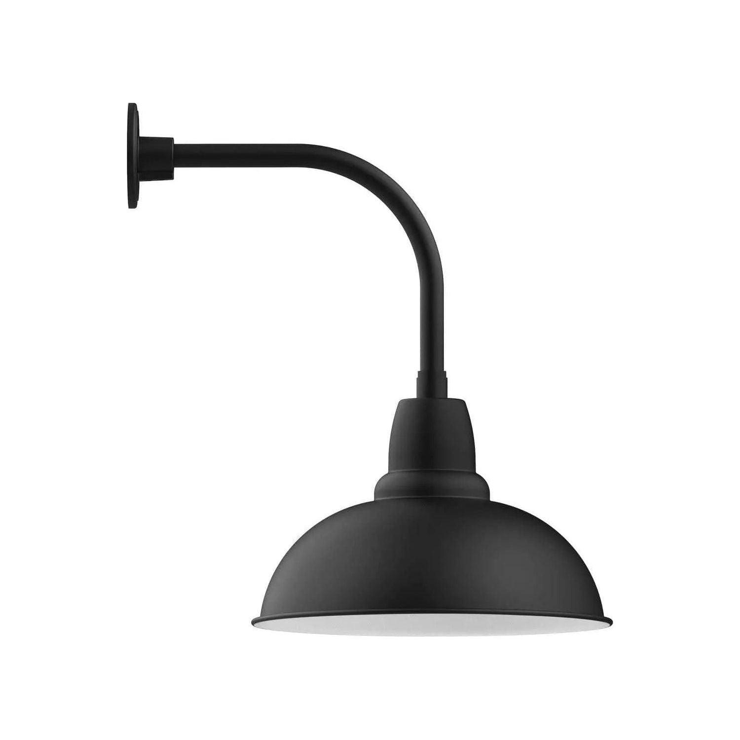 Montclair Light Works - Cafe 16" Curved Arm Wall Light - GNU108-41 - Canada Light Shop