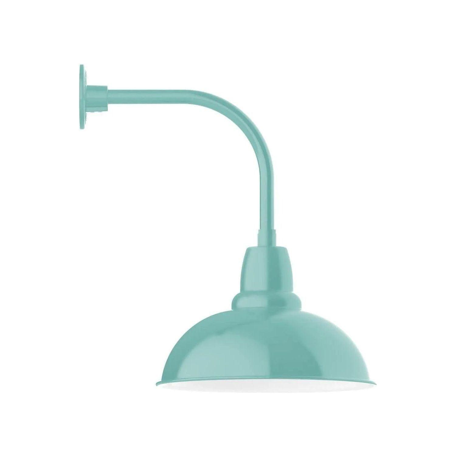 Montclair Light Works - Cafe 16" Curved Arm Wall Light - GNU108-48 - Canada Light Shop