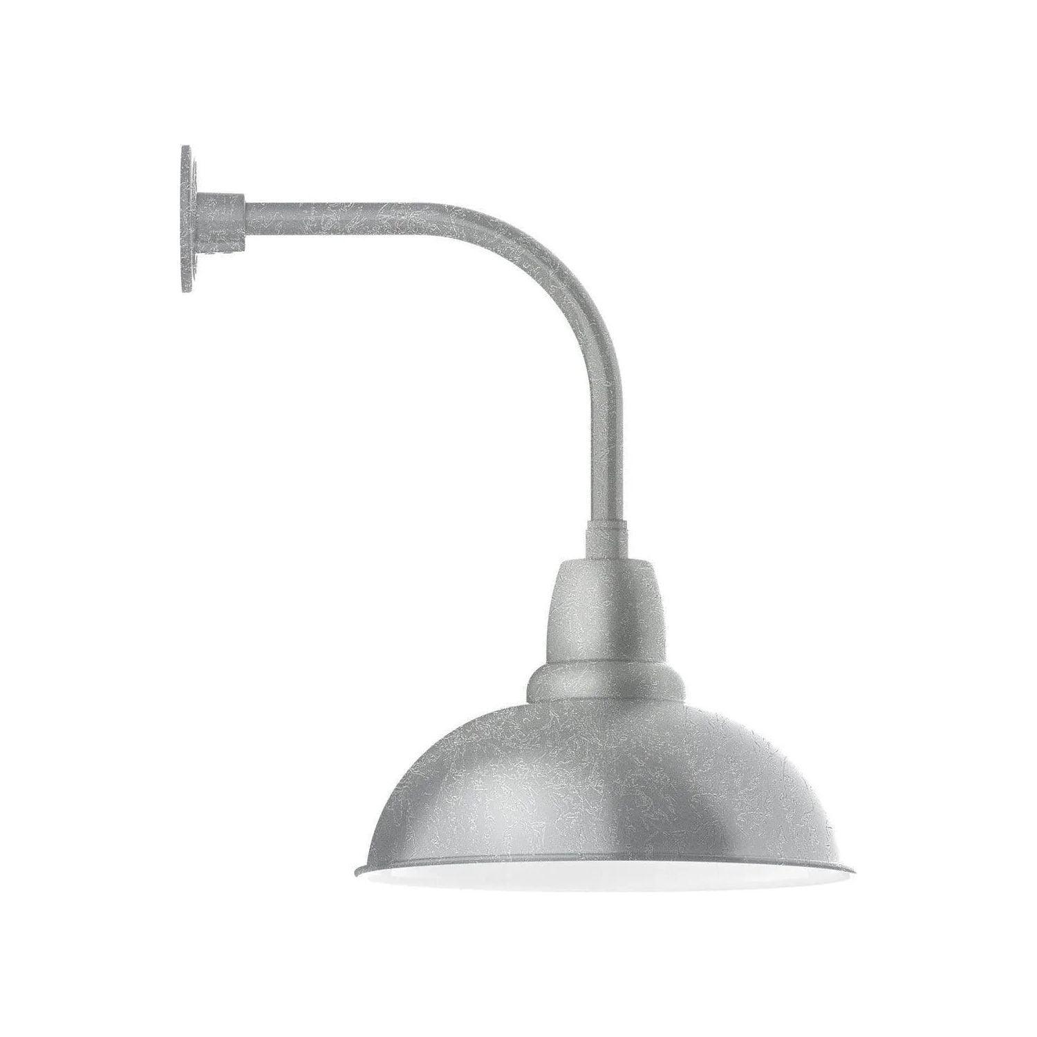Montclair Light Works - Cafe 16" Curved Arm Wall Light - GNU108-49 - Canada Light Shop