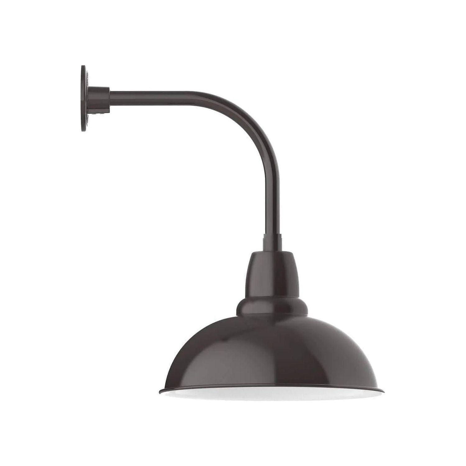 Montclair Light Works - Cafe 16" Curved Arm Wall Light - GNU108-51 - Canada Light Shop