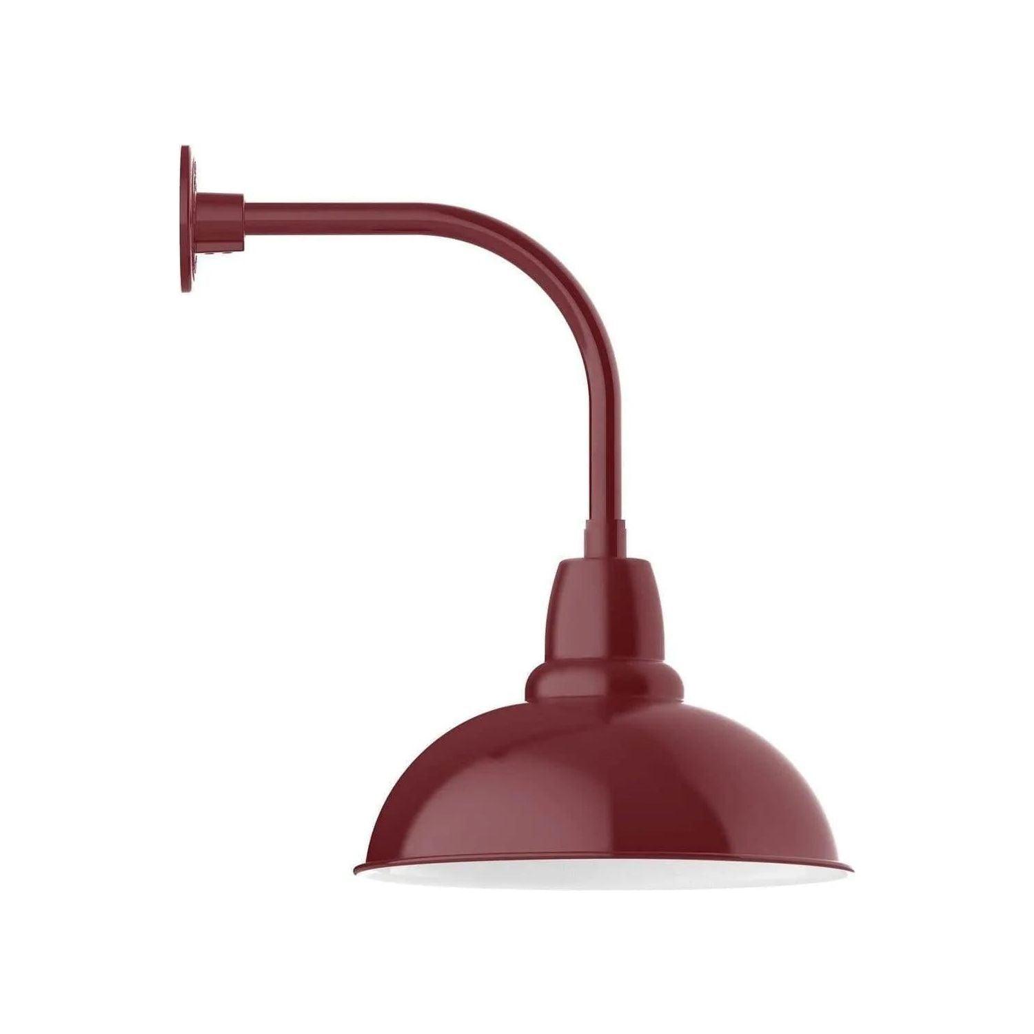 Montclair Light Works - Cafe 16" Curved Arm Wall Light - GNU108-55 - Canada Light Shop