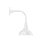 Montclair Light Works - Cafe 8" Curved Arm Wall Light - GNT105-44 - Canada Light Shop