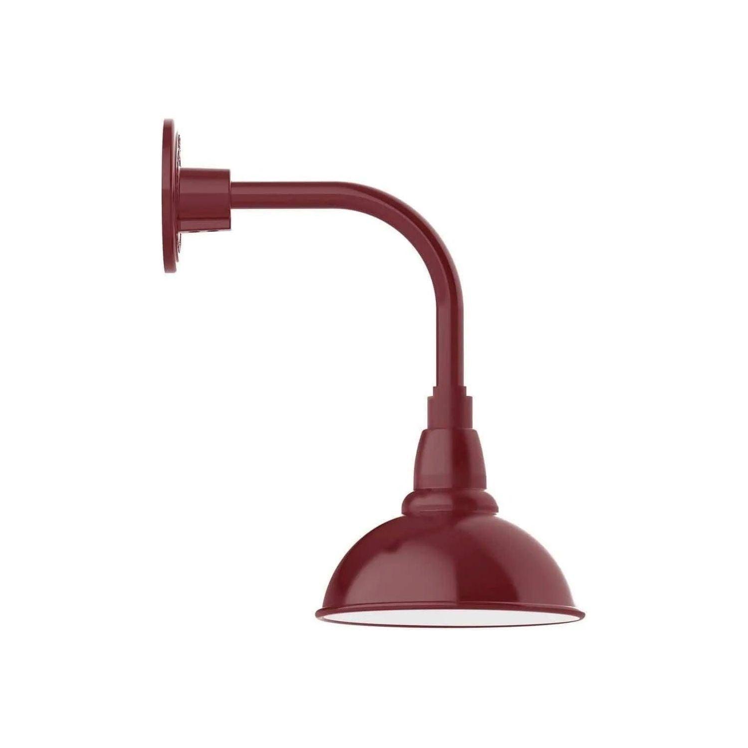 Montclair Light Works - Cafe 8" Curved Arm Wall Light - GNT105-55 - Canada Light Shop