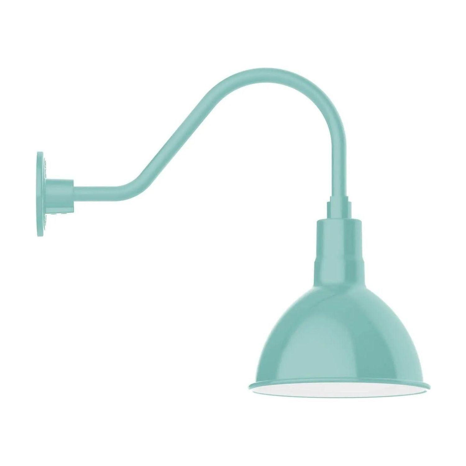 Montclair Light Works - Deep Bowl 10" Gooseneck Wall Light - GNA115-48 - Canada Light Shop