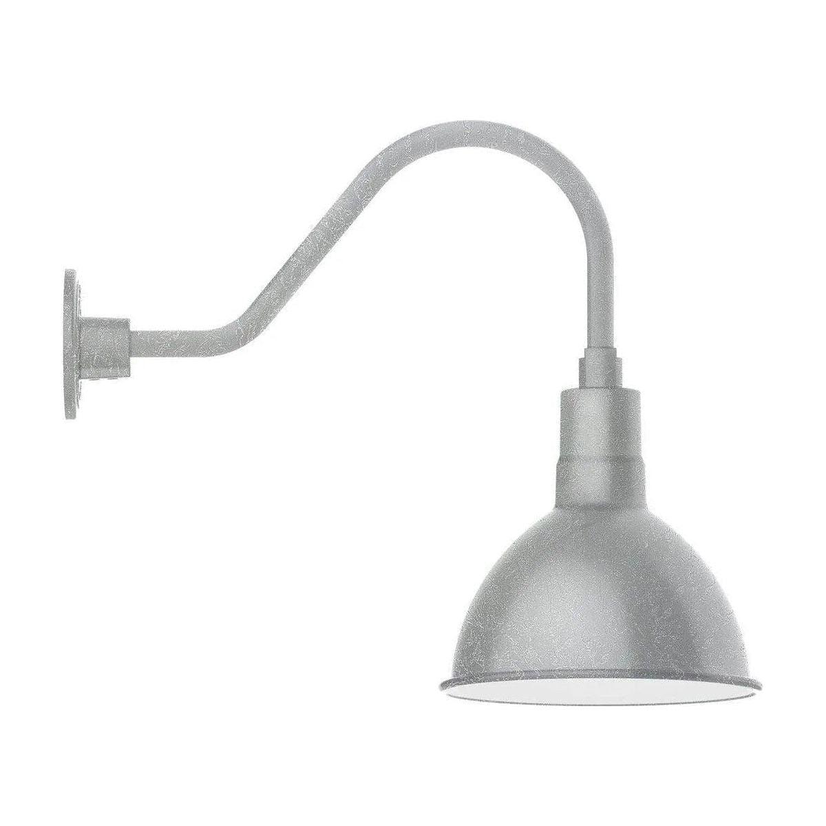 Montclair Light Works - Deep Bowl 10" Gooseneck Wall Light - GNA115-49 - Canada Light Shop