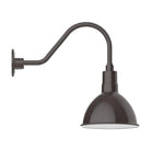 Montclair Light Works - Deep Bowl 10" Gooseneck Wall Light - GNA115-51 - Canada Light Shop