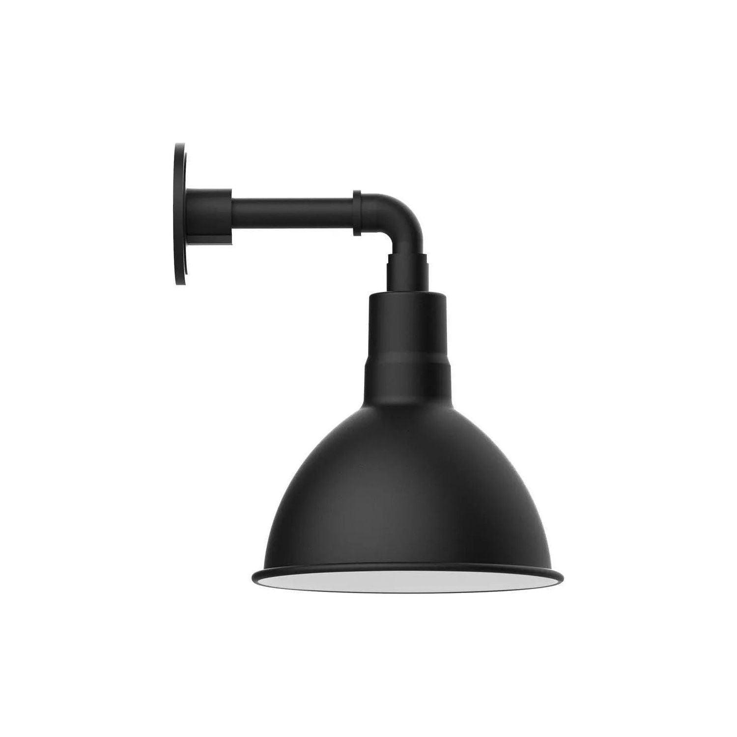 Montclair Light Works - Deep Bowl 10" Straight Arm Wall Light - GNM115-41 - Canada Light Shop