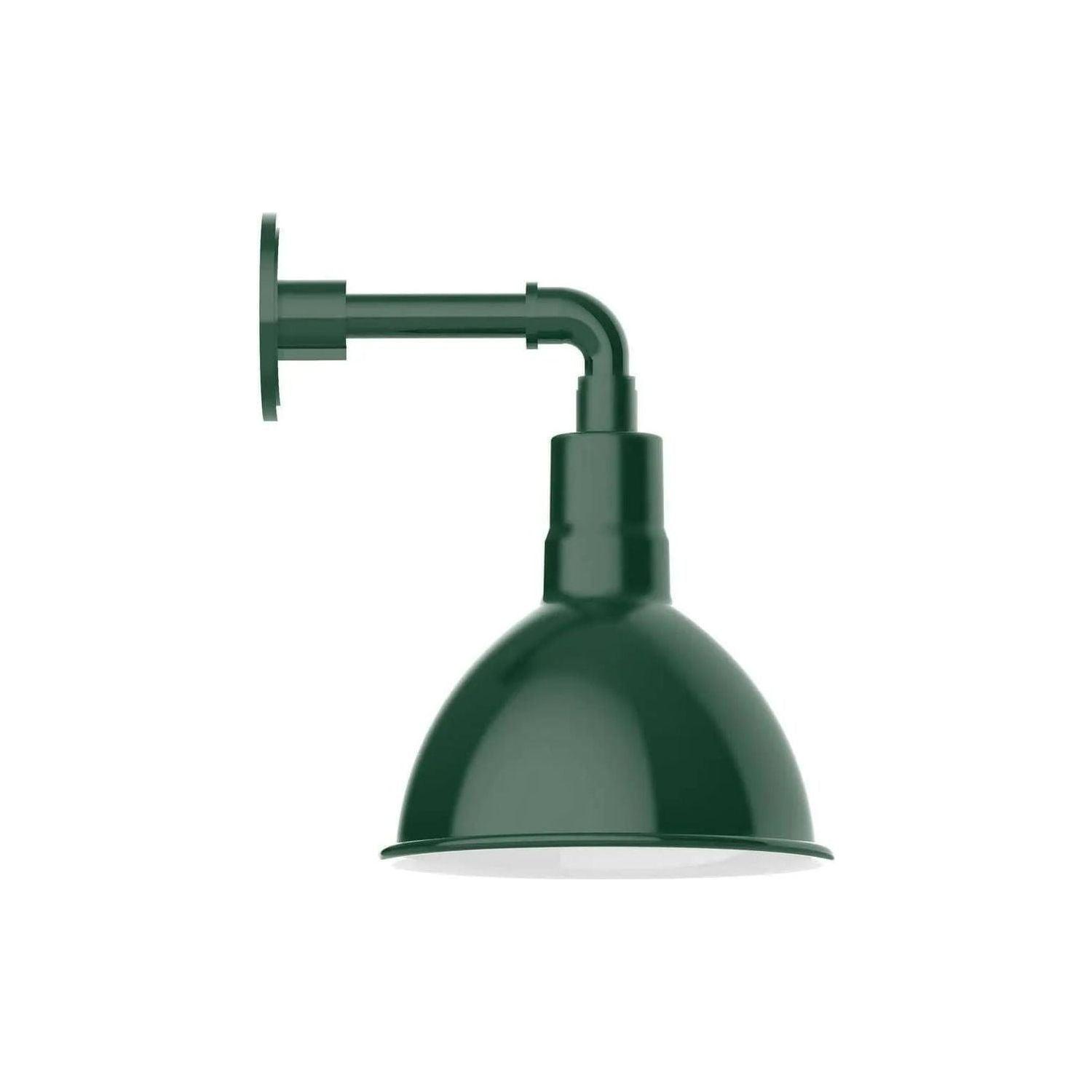 Montclair Light Works - Deep Bowl 10" Straight Arm Wall Light - GNM115-42 - Canada Light Shop