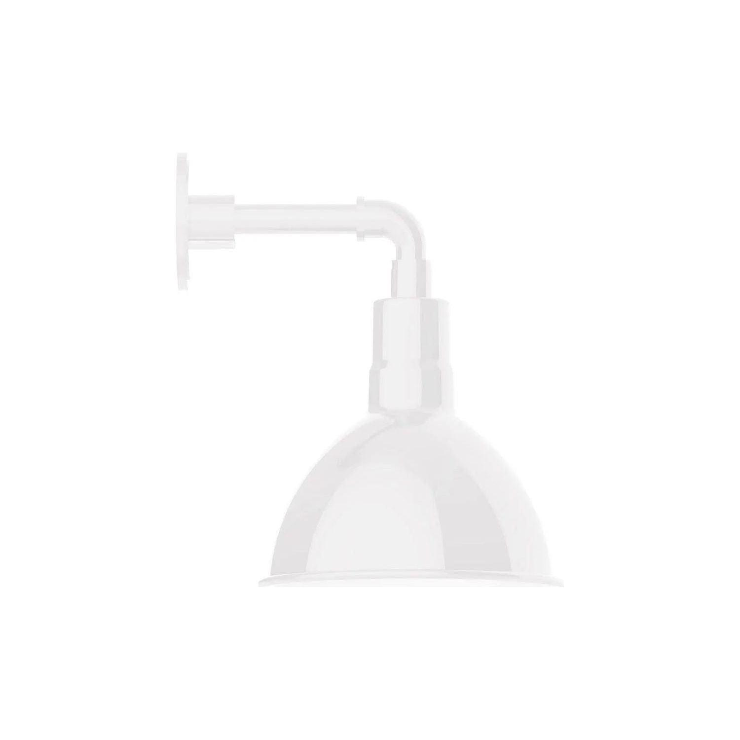 Montclair Light Works - Deep Bowl 10" Straight Arm Wall Light - GNM115-44 - Canada Light Shop