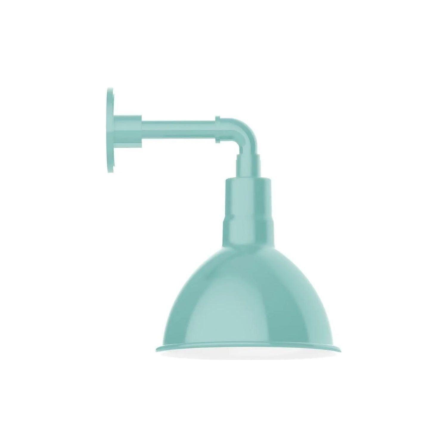 Montclair Light Works - Deep Bowl 10" Straight Arm Wall Light - GNM115-48 - Canada Light Shop