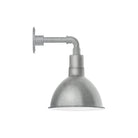 Montclair Light Works - Deep Bowl 10" Straight Arm Wall Light - GNM115-49 - Canada Light Shop