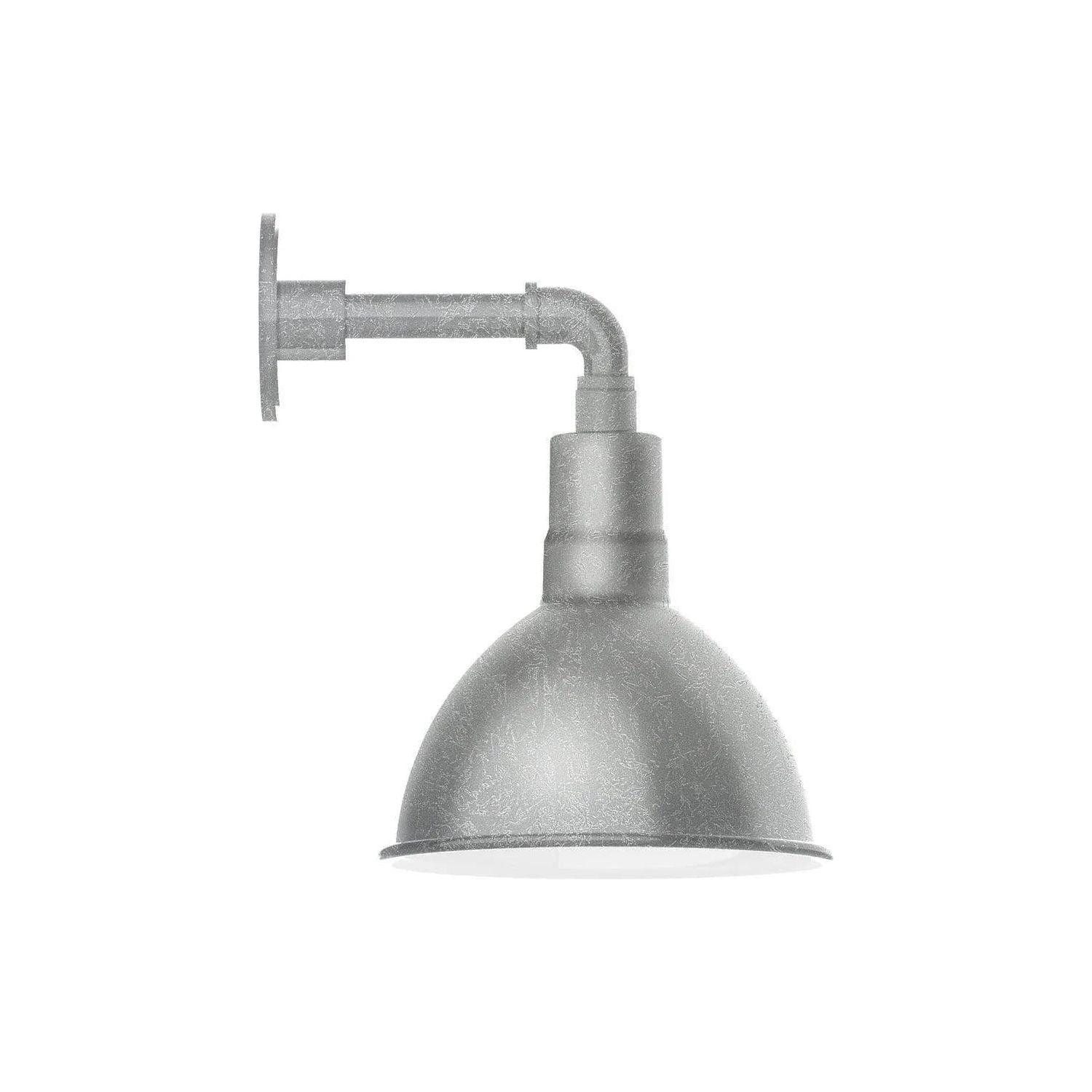 Montclair Light Works - Deep Bowl 10" Straight Arm Wall Light - GNM115-49 - Canada Light Shop