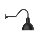 Montclair Light Works - Deep Bowl 12" Gooseneck Wall Light - GNB116-41 - Canada Light Shop